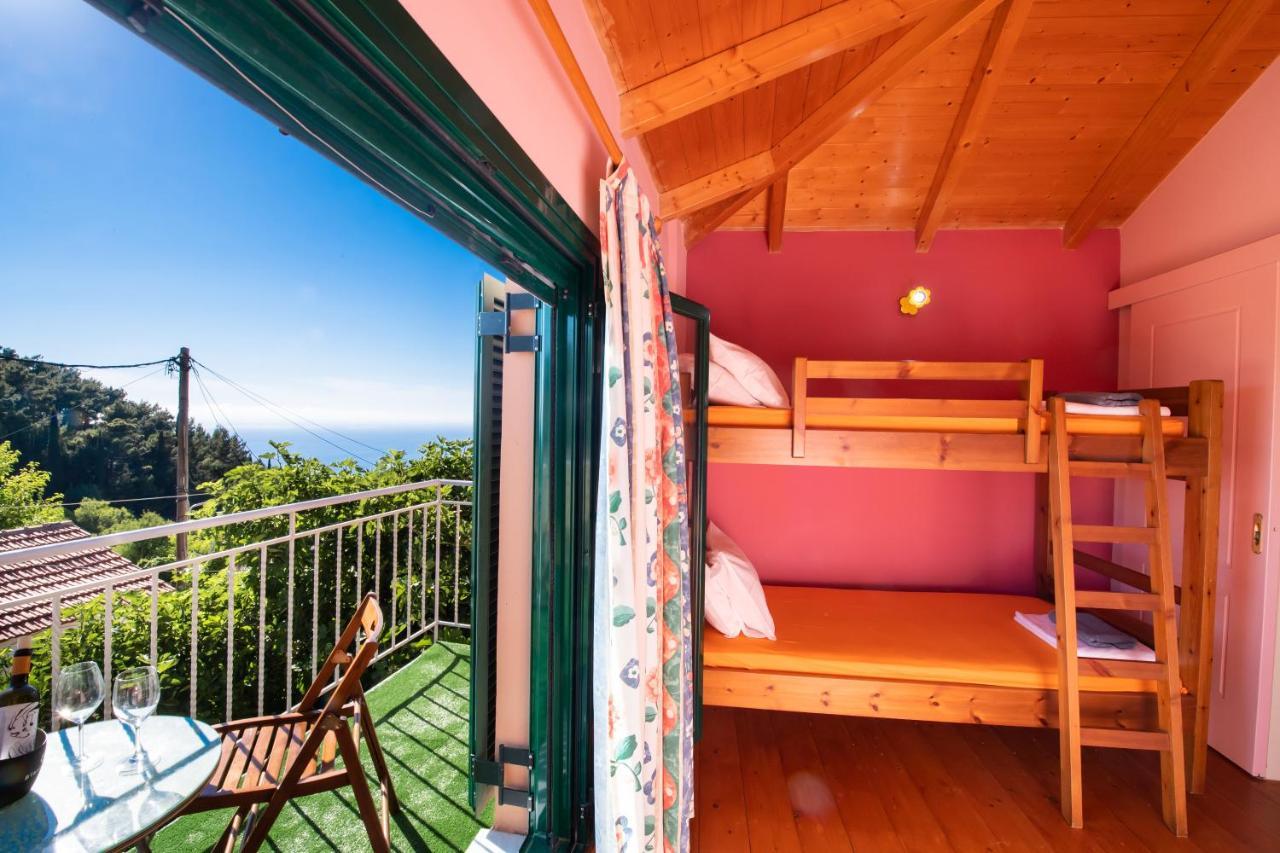 Вилла Lefkada Sunset House Каламици Экстерьер фото
